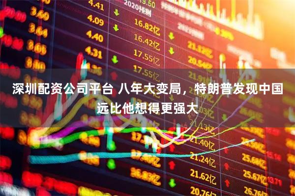 深圳配资公司平台 八年大变局，特朗普发现中国远比他想得更强大